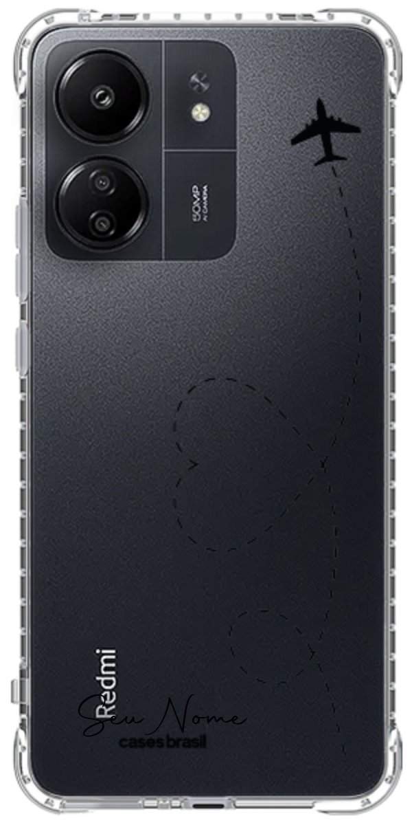 Capinha para Celular Voo Tracejado