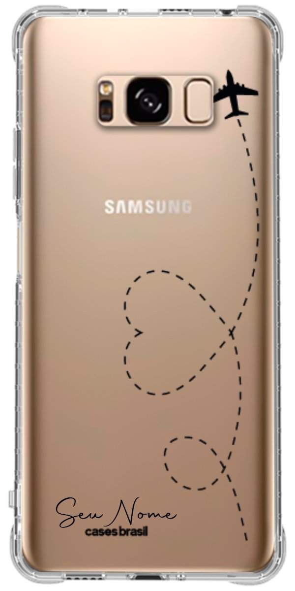 Capinha para Celular Voo Tracejado