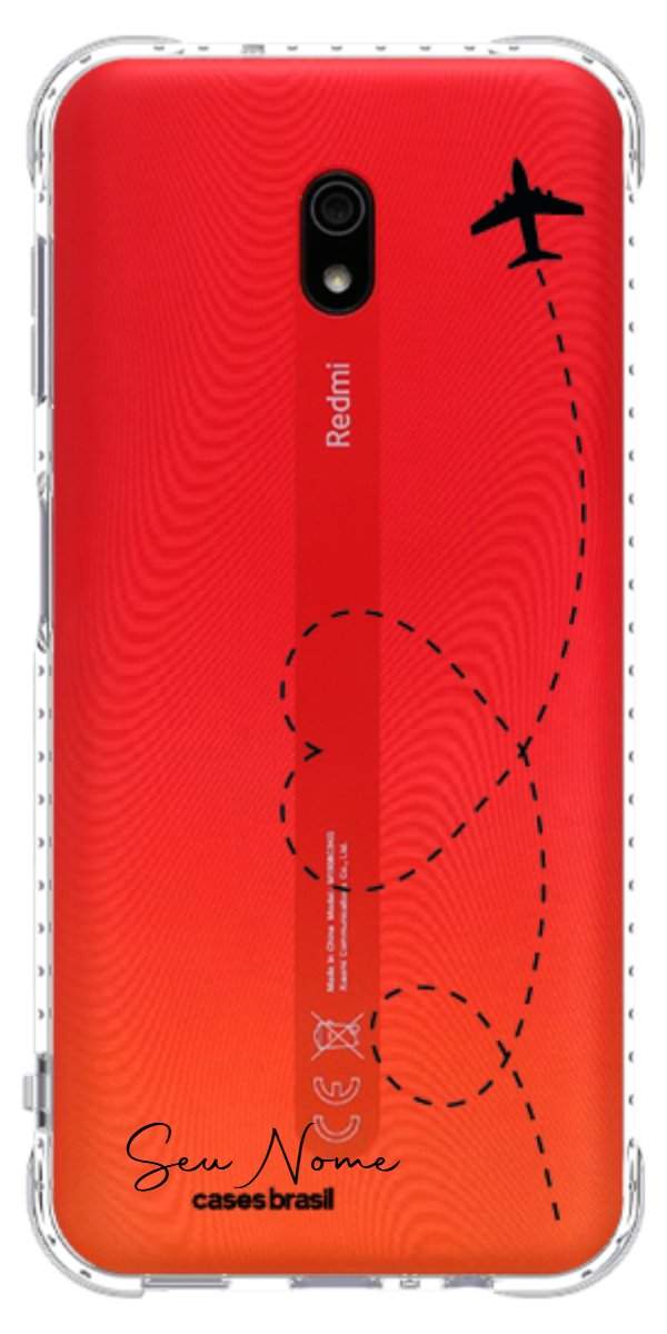 Capinha para Celular Voo Tracejado