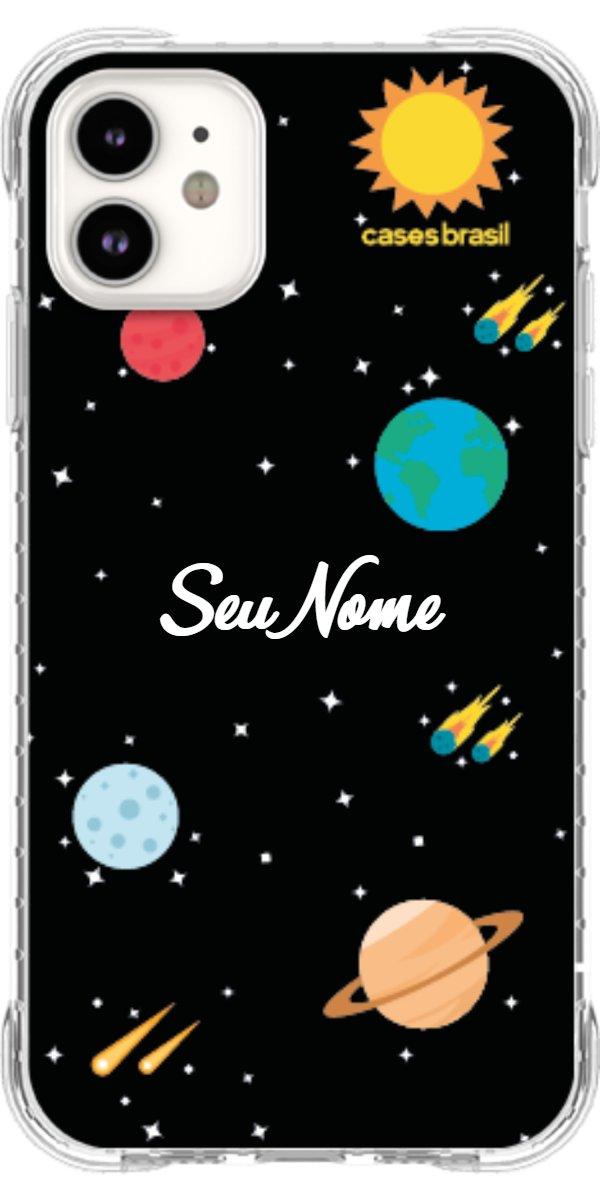 Capinha para Celular Sistema Solar Vintage