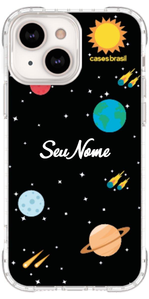 Capinha para Celular Sistema Solar Vintage