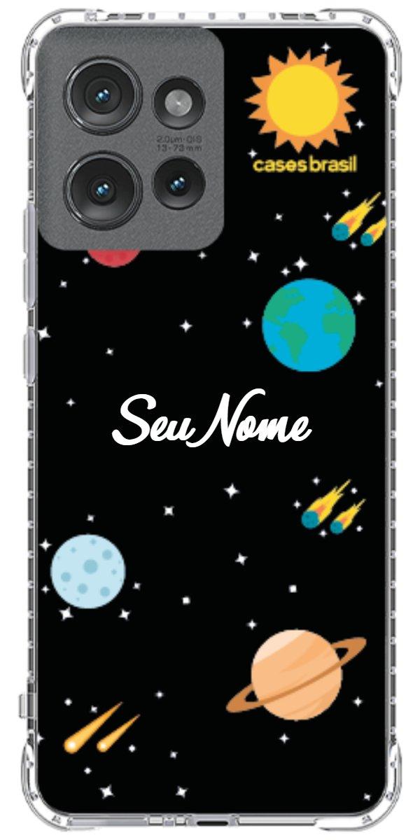 Capinha para Celular Sistema Solar Vintage
