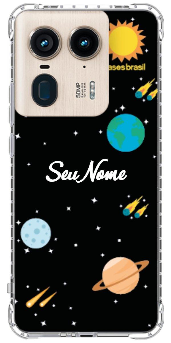 Capinha para Celular Sistema Solar Vintage