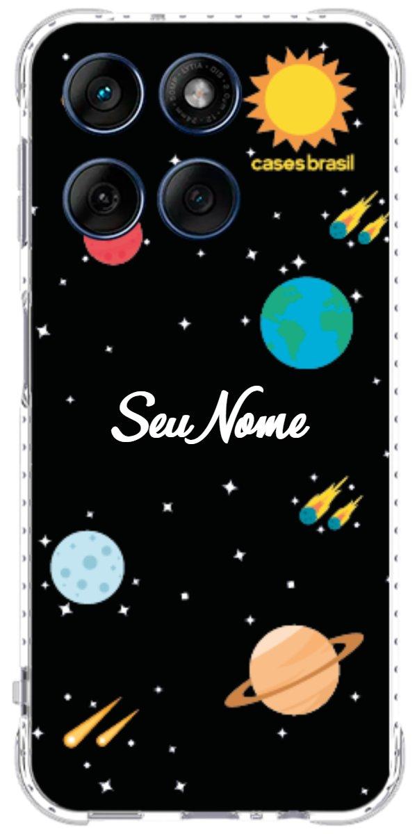Capinha para Celular Sistema Solar Vintage