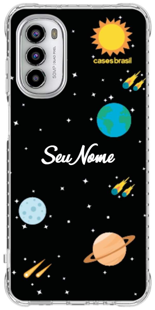 Capinha para Celular Sistema Solar Vintage