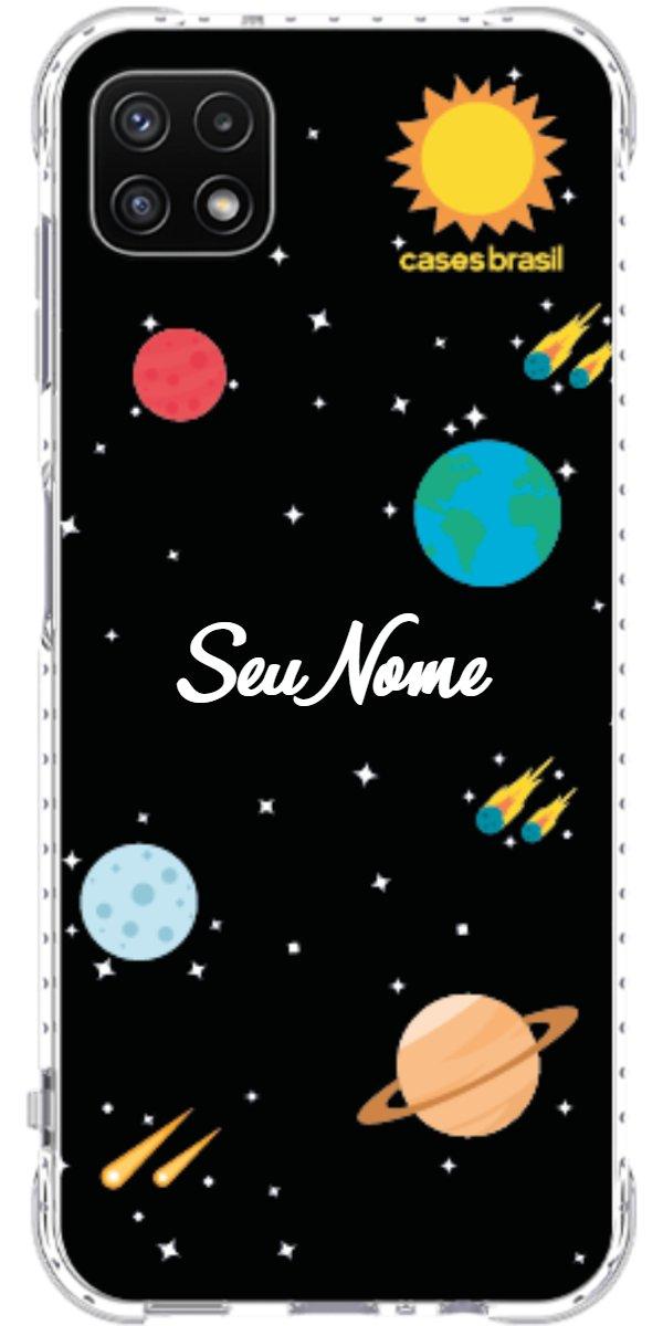 Capinha para Celular Sistema Solar Vintage