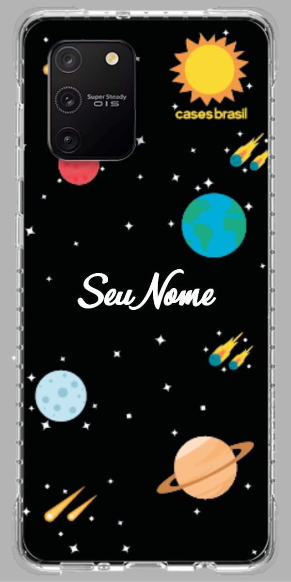Capinha para Celular Sistema Solar Vintage