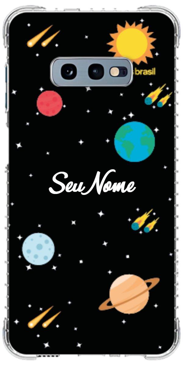 Capinha para Celular Sistema Solar Vintage