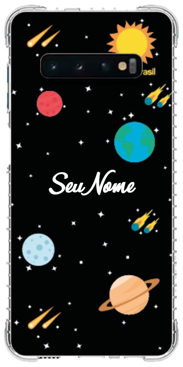 Capinha para Celular Sistema Solar Vintage