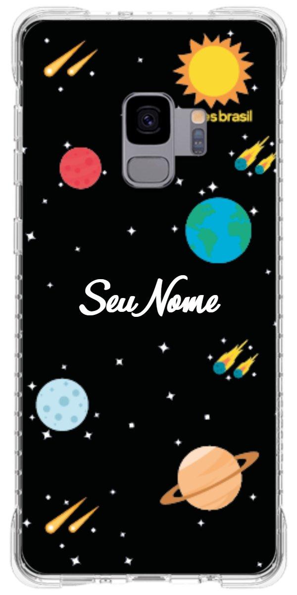Capinha para Celular Sistema Solar Vintage