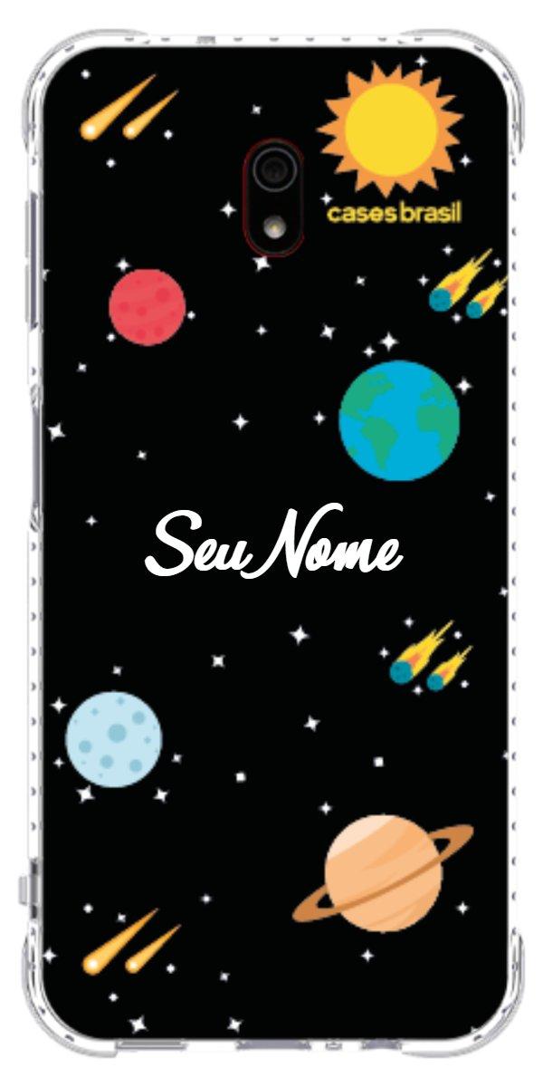 Capinha para Celular Sistema Solar Vintage