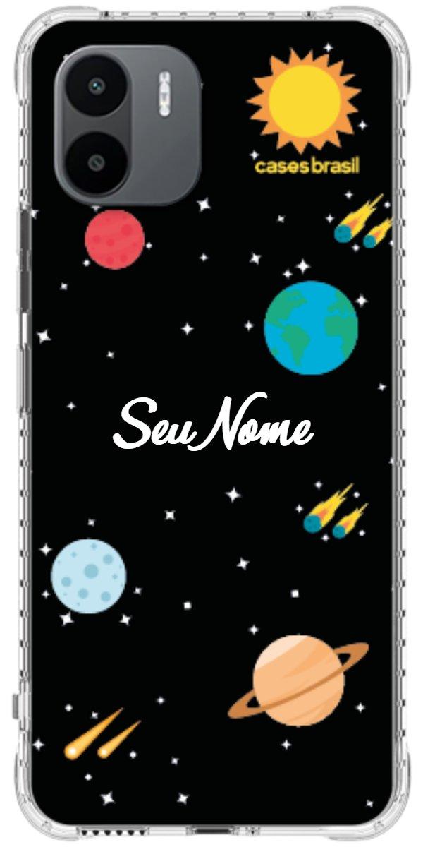 Capinha para Celular Sistema Solar Vintage