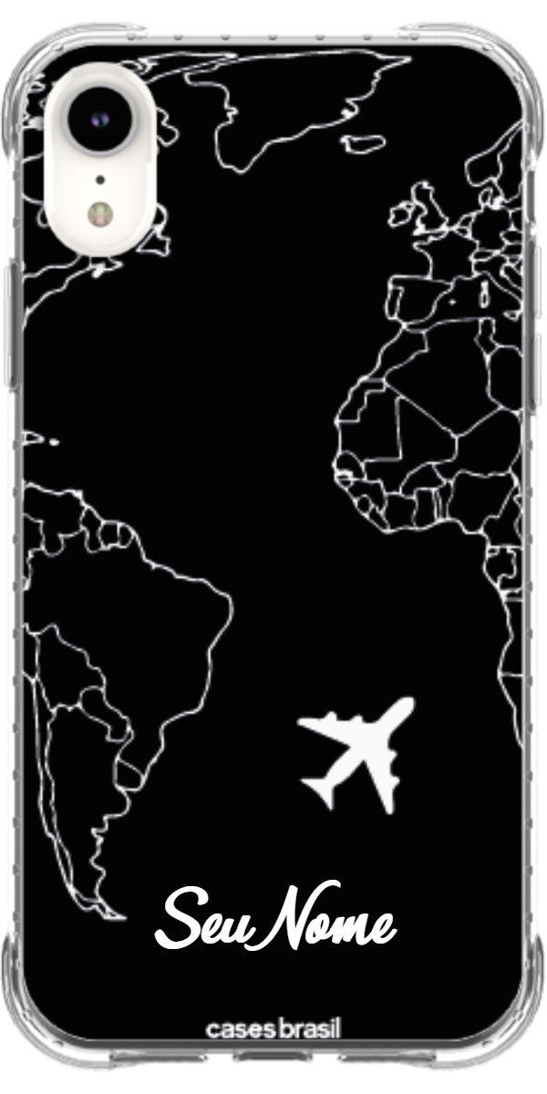 Capinha para Celular Rota do Mundo Black