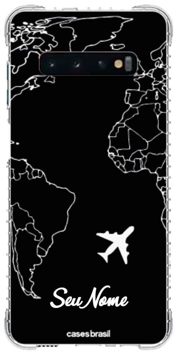Capinha para Celular Rota do Mundo Black