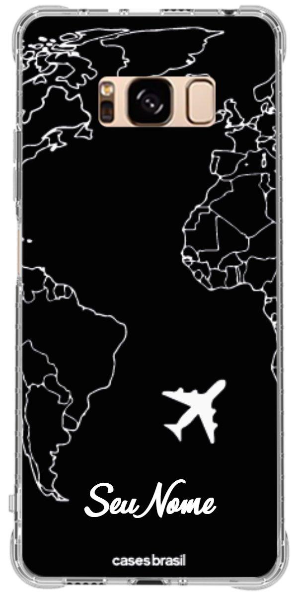 Capinha para Celular Rota do Mundo Black