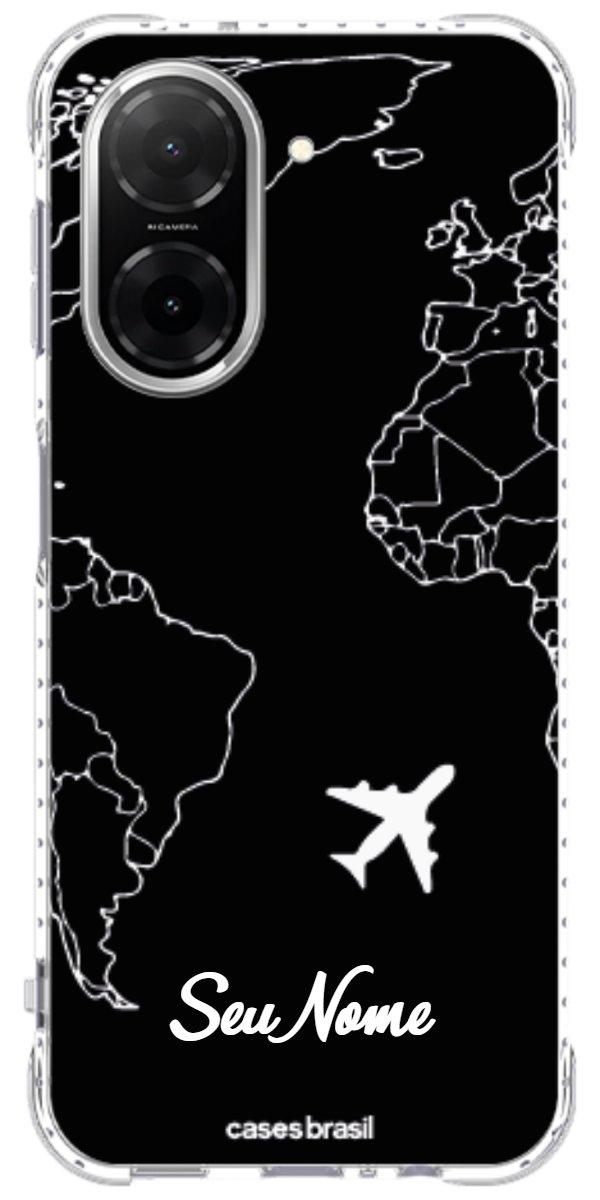 Capinha para Celular Rota do Mundo Black