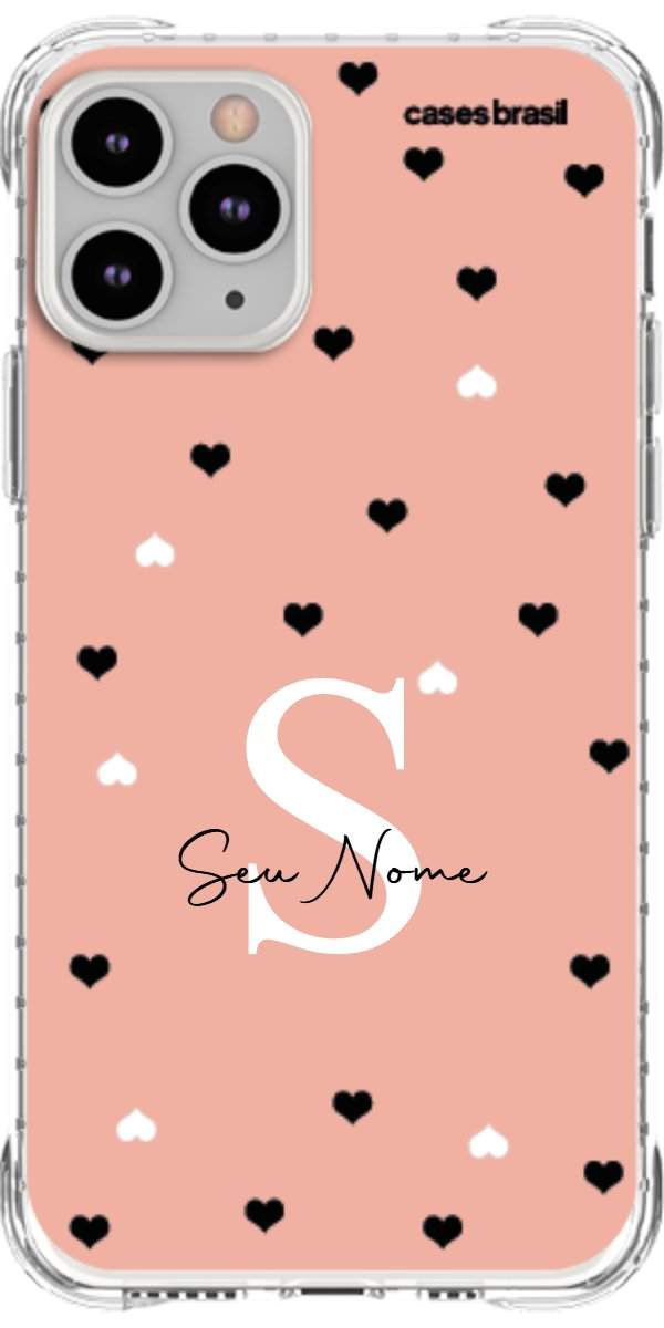 Capinha para Celular Corações Minimalistas Pink