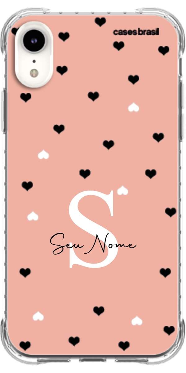 Capinha para Celular Corações Minimalistas Pink