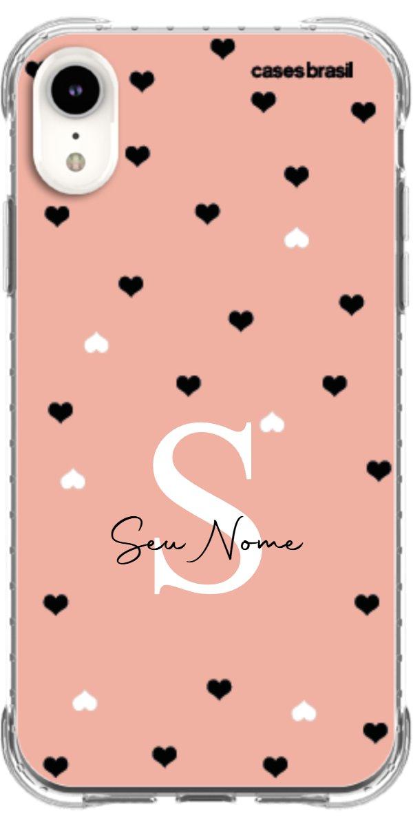 Capinha para Celular Corações Minimalistas Pink