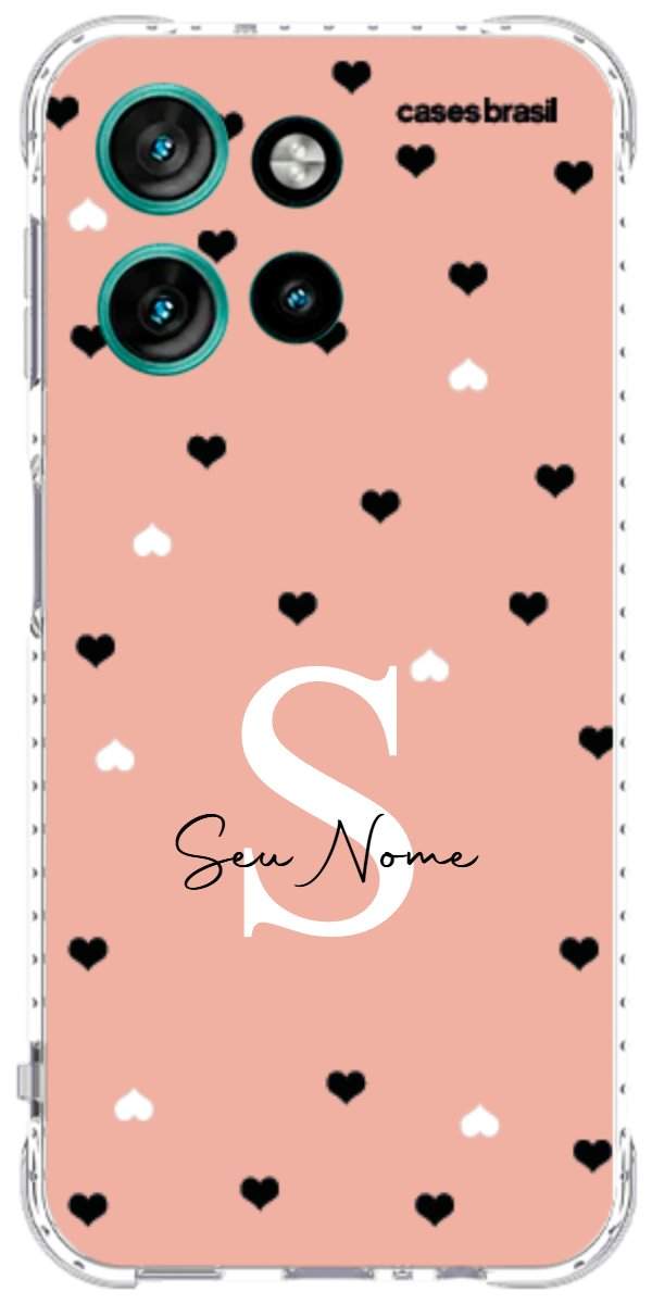 Capinha para Celular Corações Minimalistas Pink