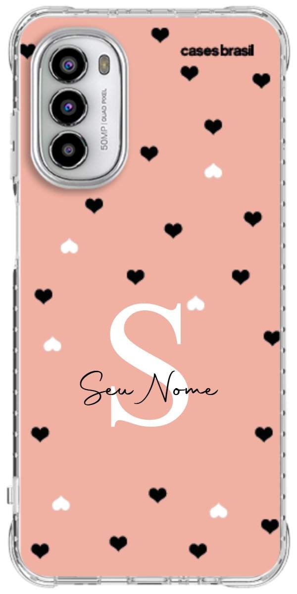 Capinha para Celular Corações Minimalistas Pink