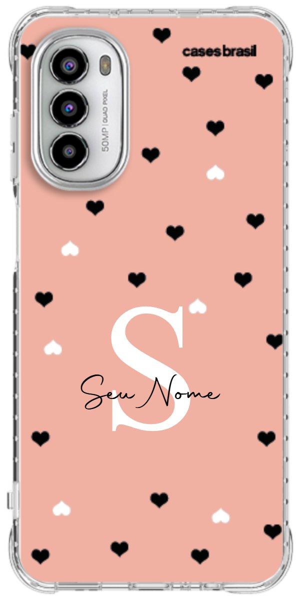 Capinha para Celular Corações Minimalistas Pink
