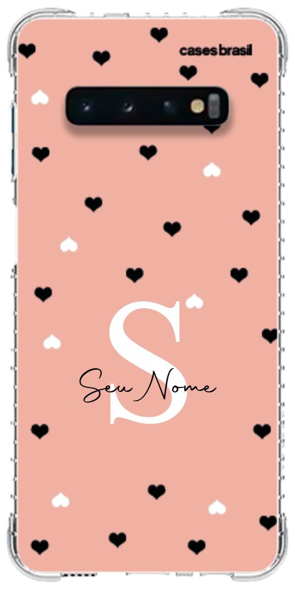 Capinha para Celular Corações Minimalistas Pink