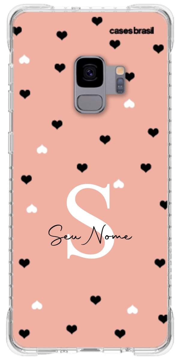 Capinha para Celular Corações Minimalistas Pink