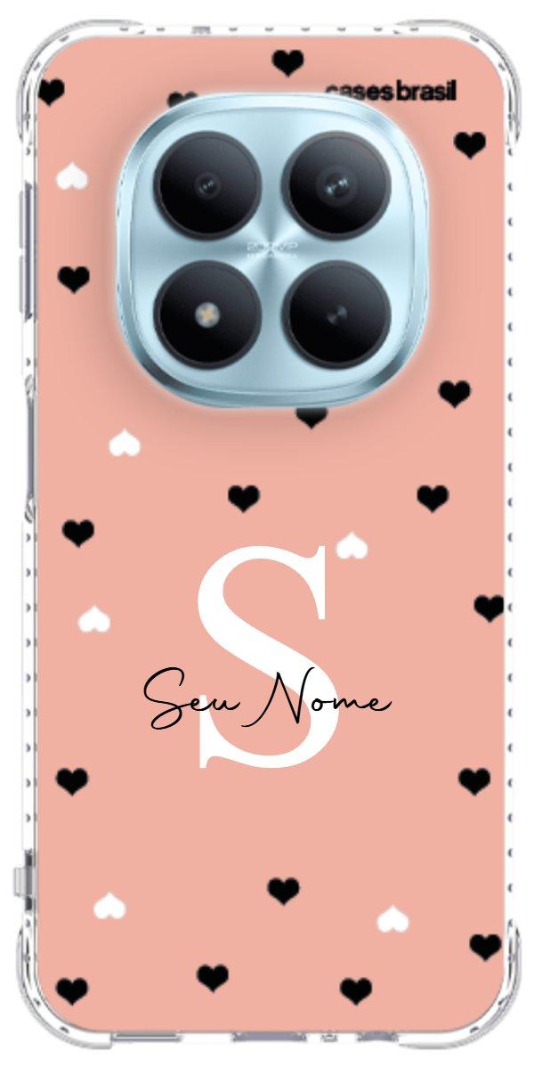 Capinha para Celular Corações Minimalistas Pink