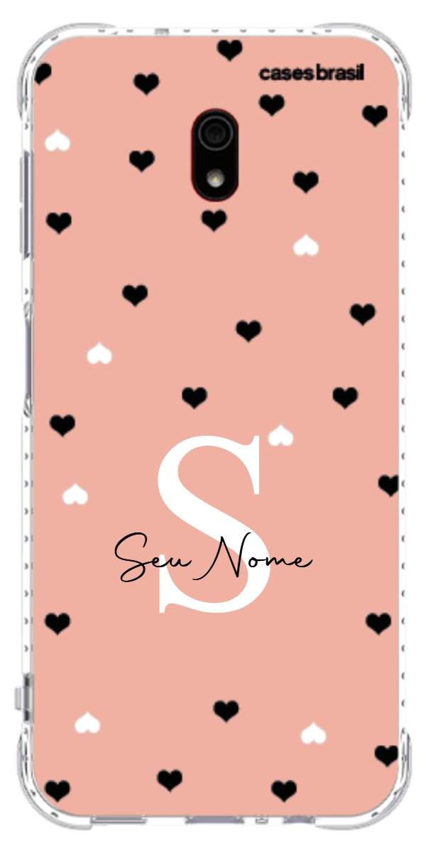 Capinha para Celular Corações Minimalistas Pink