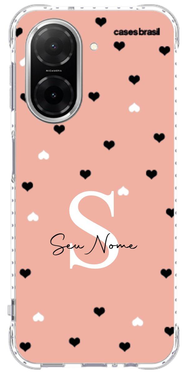 Capinha para Celular Corações Minimalistas Pink