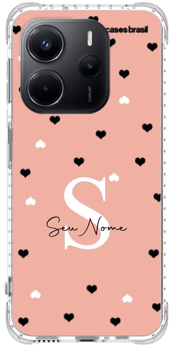 Capinha para Celular Corações Minimalistas Pink