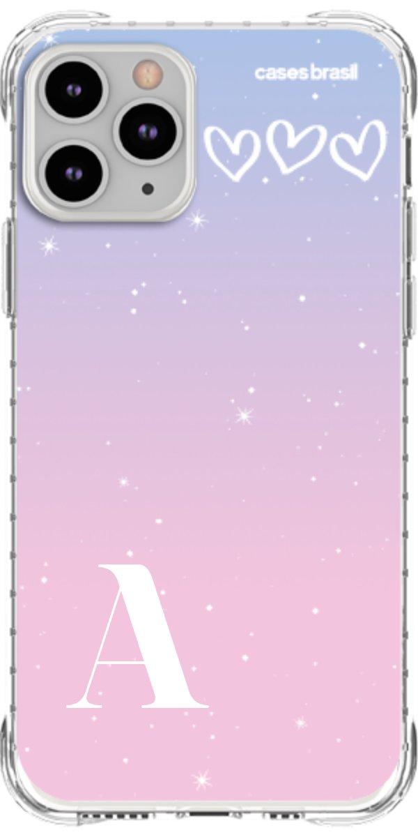 Capinha para Celular Degradê com Sua Inicial