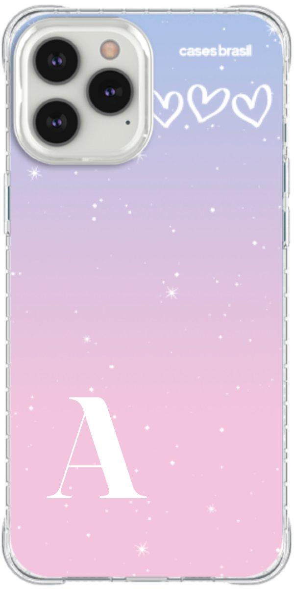 Capinha para Celular Degradê com Sua Inicial