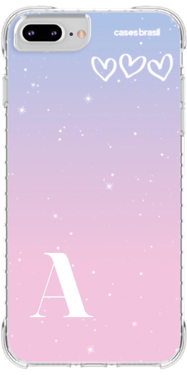 Capinha para Celular Degradê com Sua Inicial