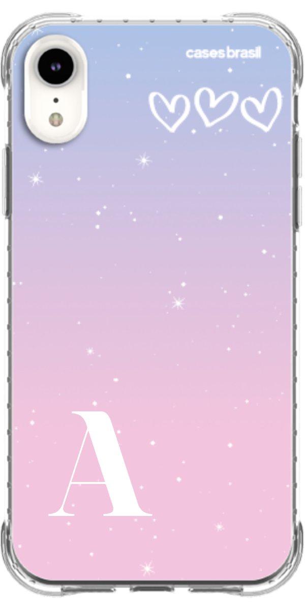 Capinha para Celular Degradê com Sua Inicial