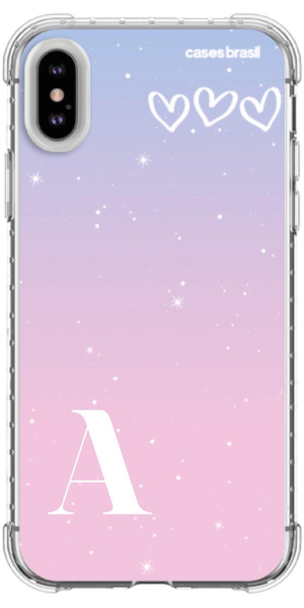 Capinha para Celular Degradê com Sua Inicial