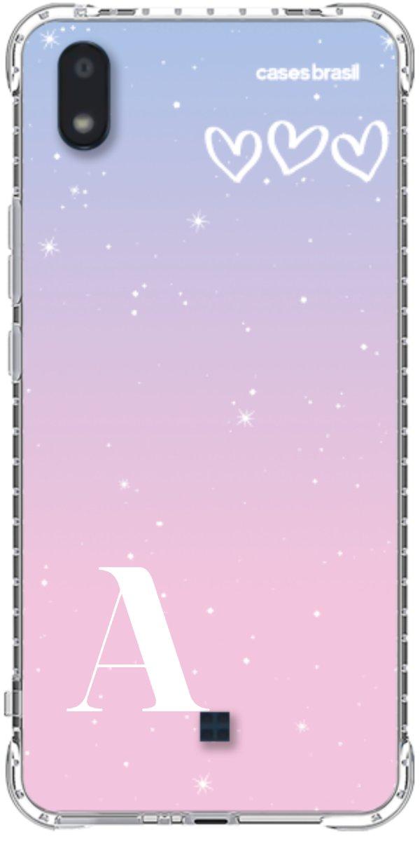 Capinha para Celular Degradê com Sua Inicial