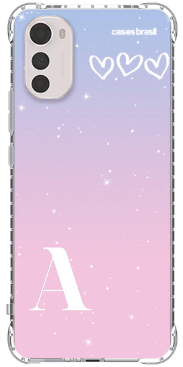 Capinha para Celular Degradê com Sua Inicial