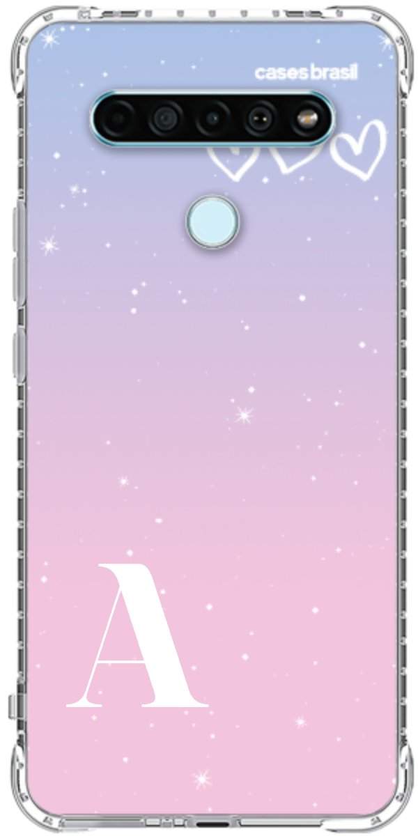 Capinha para Celular Degradê com Sua Inicial
