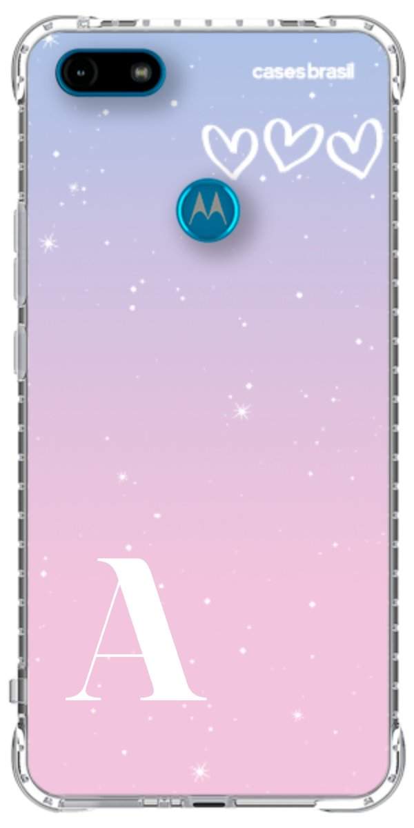 Capinha para Celular Degradê com Sua Inicial
