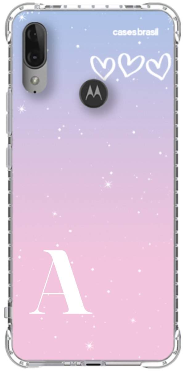 Capinha para Celular Degradê com Sua Inicial