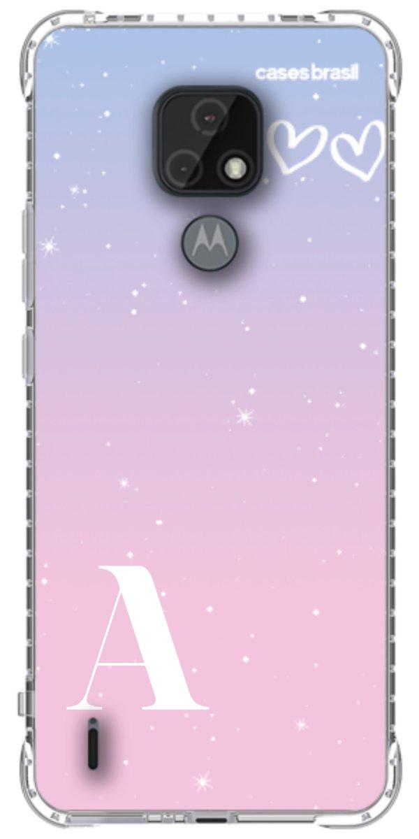 Capinha para Celular Degradê com Sua Inicial