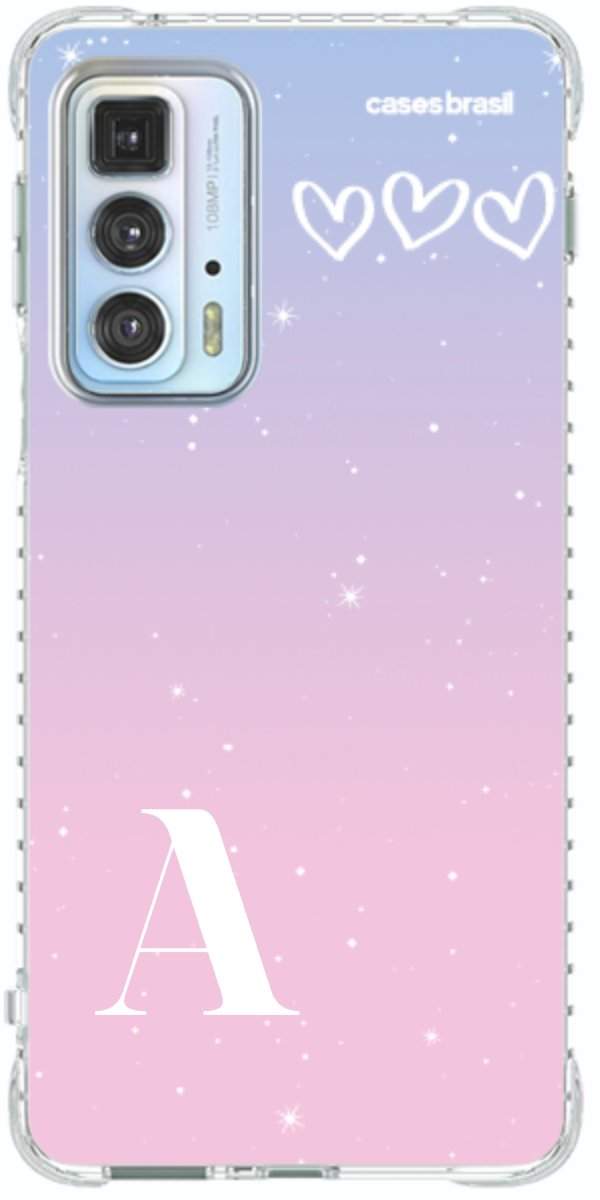 Capinha para Celular Degradê com Sua Inicial