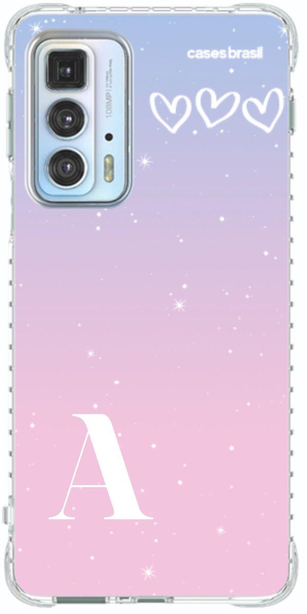 Capinha para Celular Degradê com Sua Inicial