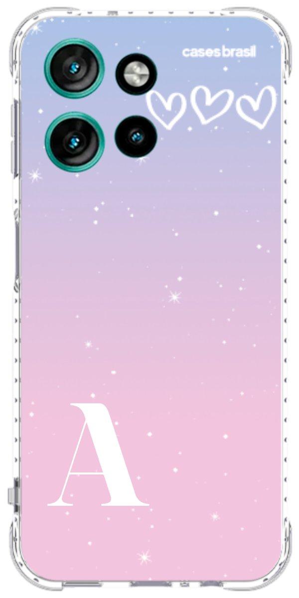 Capinha para Celular Degradê com Sua Inicial