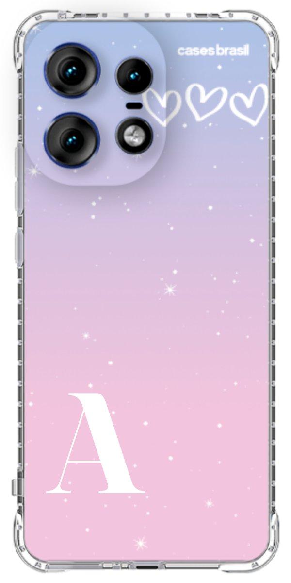 Capinha para Celular Degradê com Sua Inicial