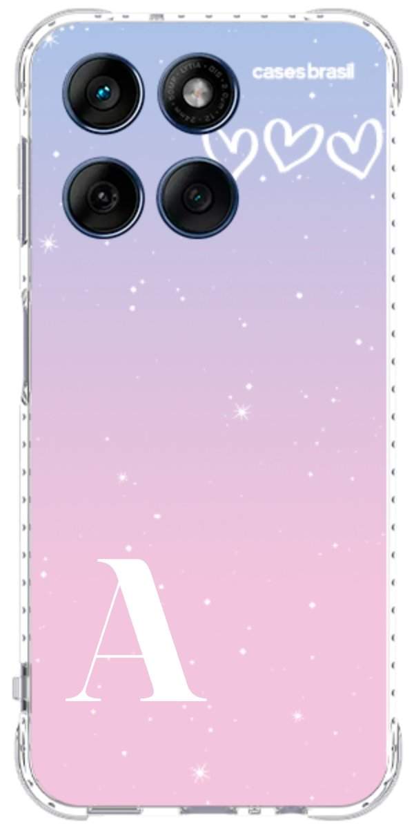Capinha para Celular Degradê com Sua Inicial