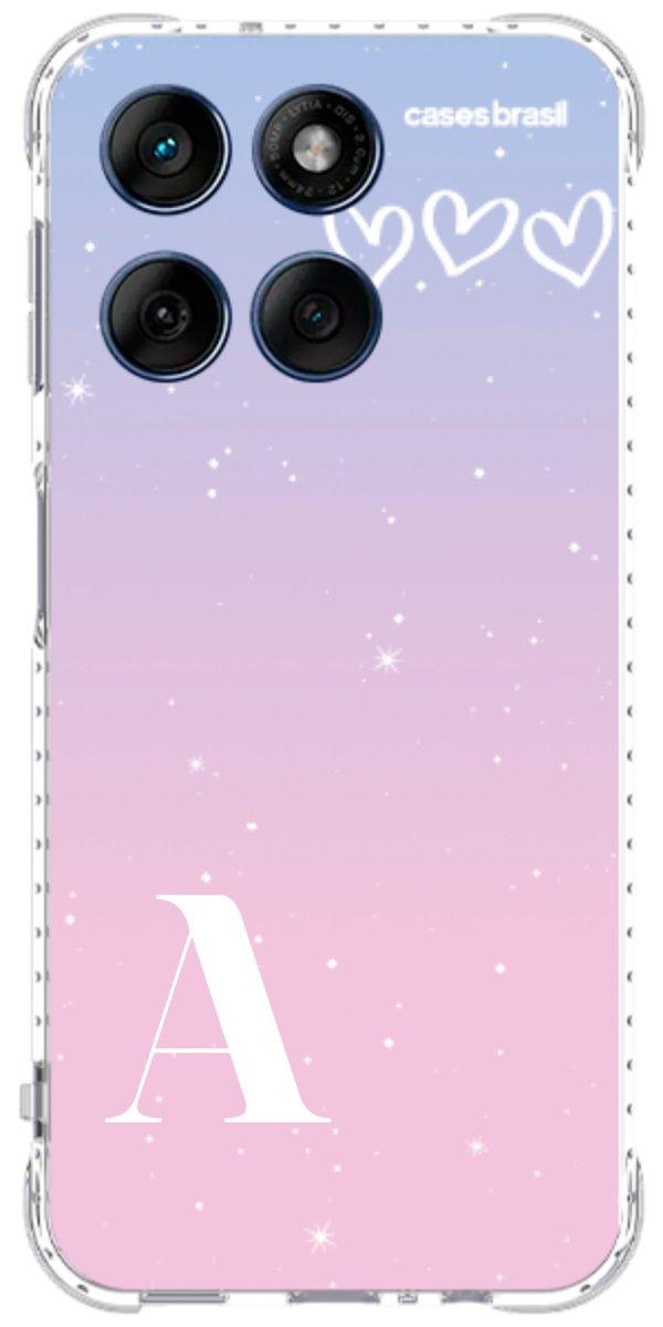 Capinha para Celular Degradê com Sua Inicial
