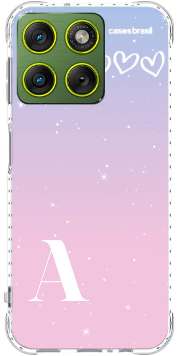 Capinha para Celular Degradê com Sua Inicial